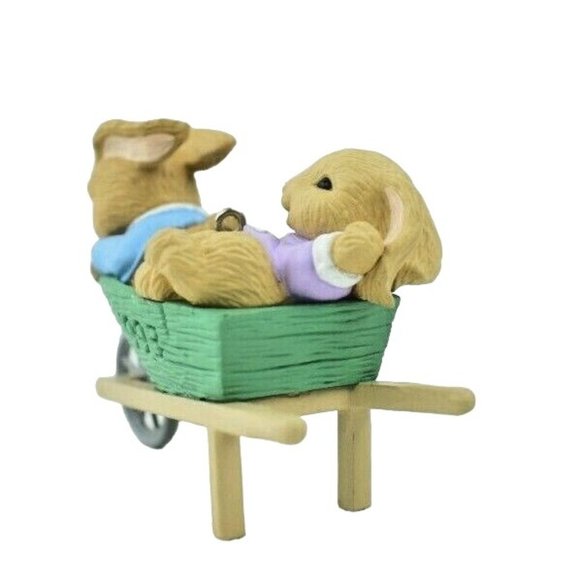 Hallmark Keepsake Ornament Barrow of Giggles Dated 1993 Easter Collection - Picture 3 of 12
